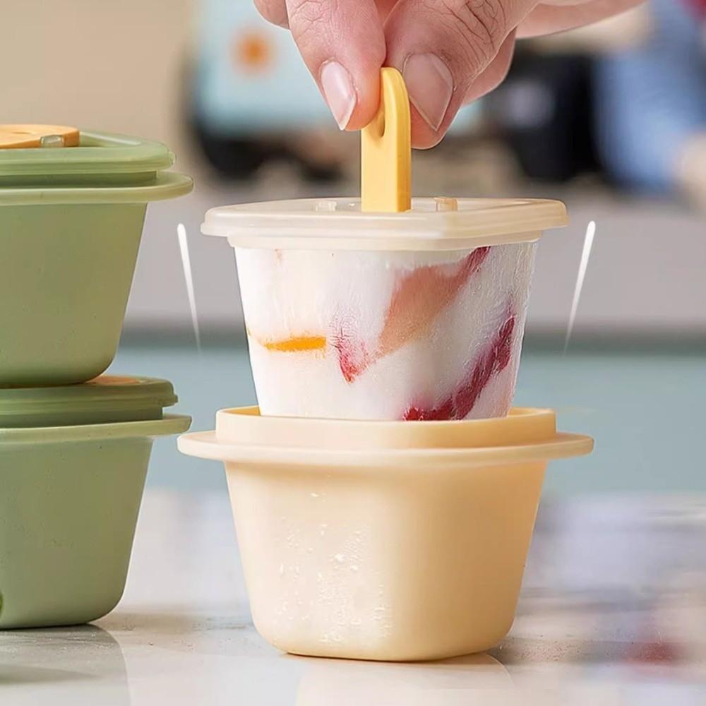 Reusable Ice Cube Mold Square Shape Ice Lattice Portable Ice Cube Tray  Kitchen Tool
