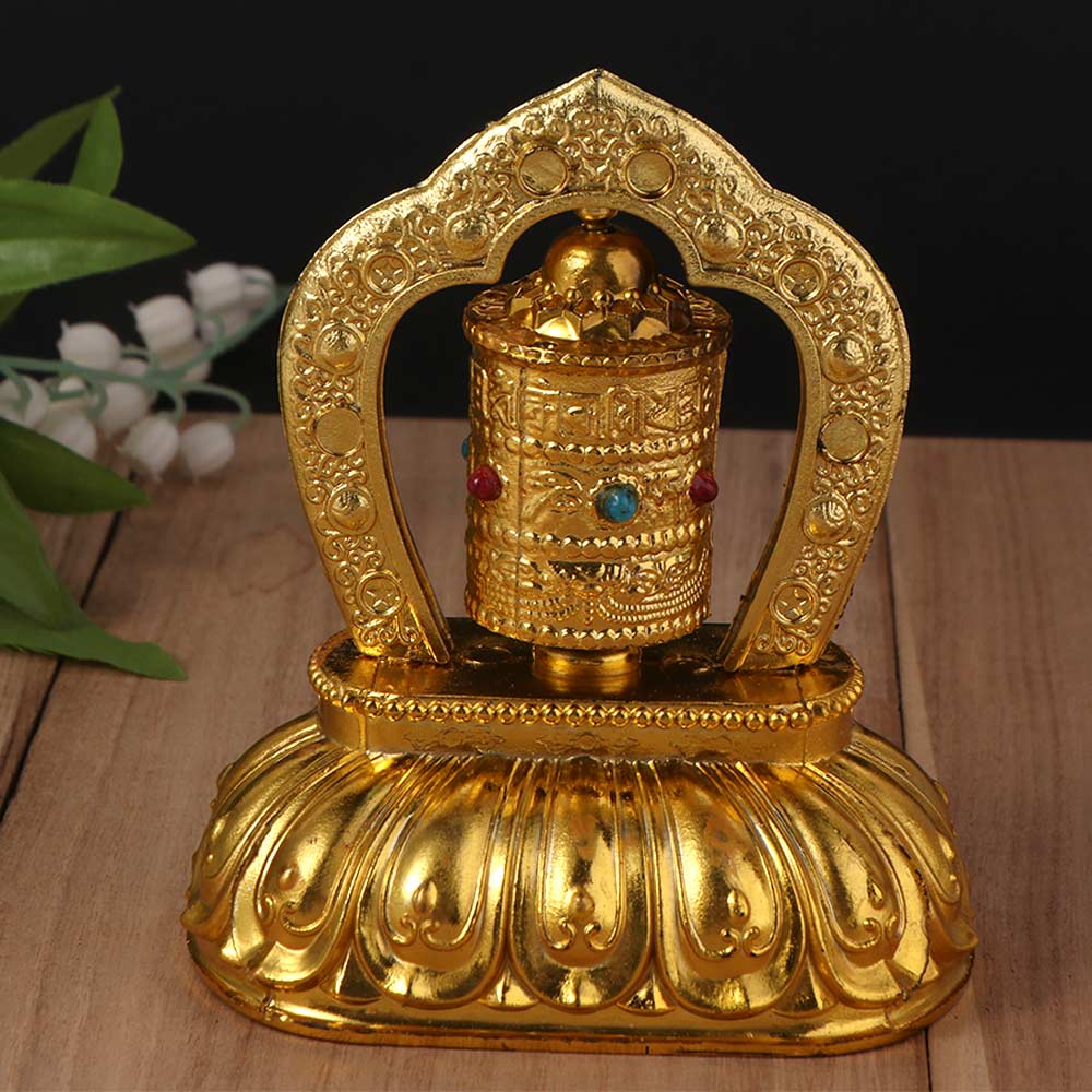 Автомобильный сувенир Солнечное тибетское молитвенное колесо Солнечная энергия Тибетское молитвенное колесо Автодекор