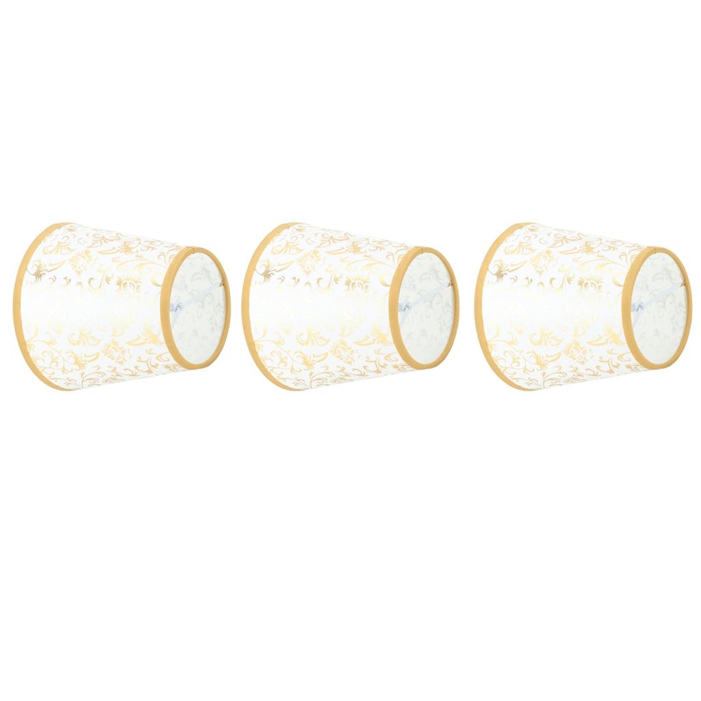 Тканевый абажур на клипсе Установка Современные тканевые абажуры для лампы E14 Люстра Настольная лампа 3 шт.