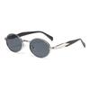 New Vintage Oval Metal Sunglasses Women New Fashion Retro Sun Glasses Female Brand Designer Ins Trendy Eyewear Male Uv400
