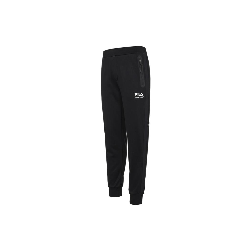 Fila Вязаные джоггеры с флисовой подкладкой Мужские брюки Черные F11M149602F-BK
