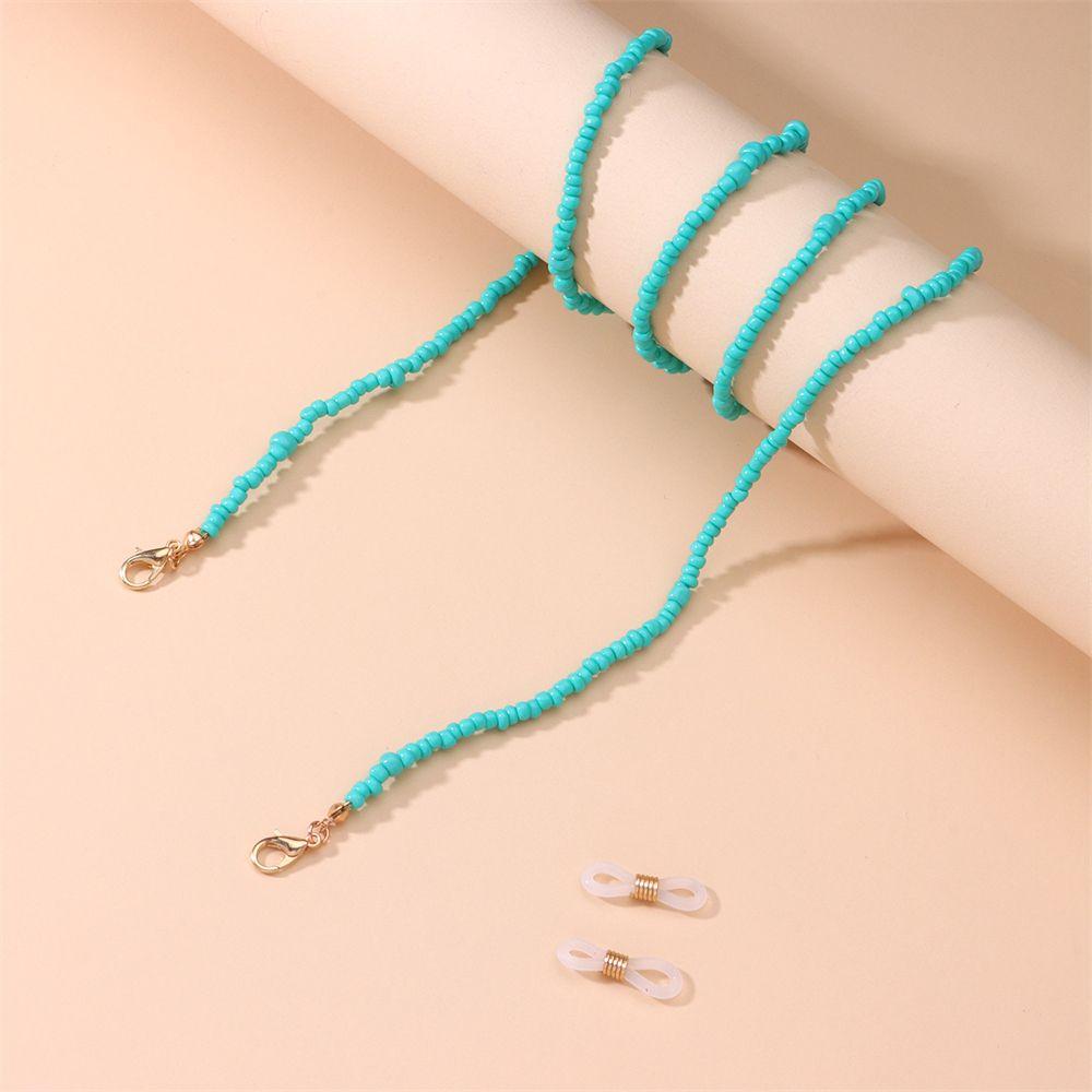 Разноцветные цепочки для очков, бусины, цепочки для масок, держатель для очков, ремешок, цепочки для очков, ремешок для маски из бисера