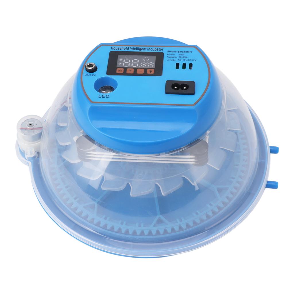 8 Eggs Incubators Temperature Control Automatic Egg Turner for Hatching Chickens Pigeon Quail Duck
