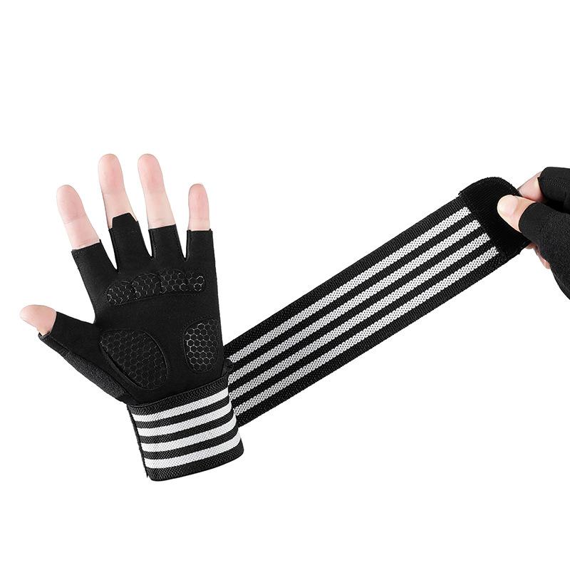 Мужские перчатки для фитнеса с полупальцами для велоспорта и бега на открытом воздухе, скалолазания, полуперчатки, перчатки для силовых тренировок для мужчин