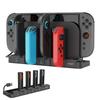 PhyiFlbey Совместимое зарядное устройство для Switch 2 и Nintendo Switch Совместимо с Nintendo Switch 2 и Switch Заряжает 4 Встроенное Простое Включает светодиод
