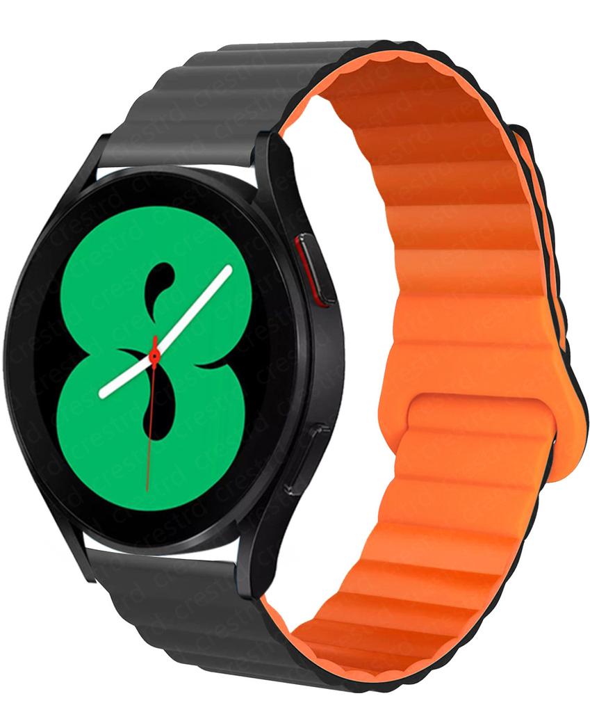 20/22mm Band for Samsung Galaxy Watch 5 Pro/4 6 Classic 46mm 42/active 2 Magnetic Silicone Bracelet Huawei Watch Gt 2/Pro Strap