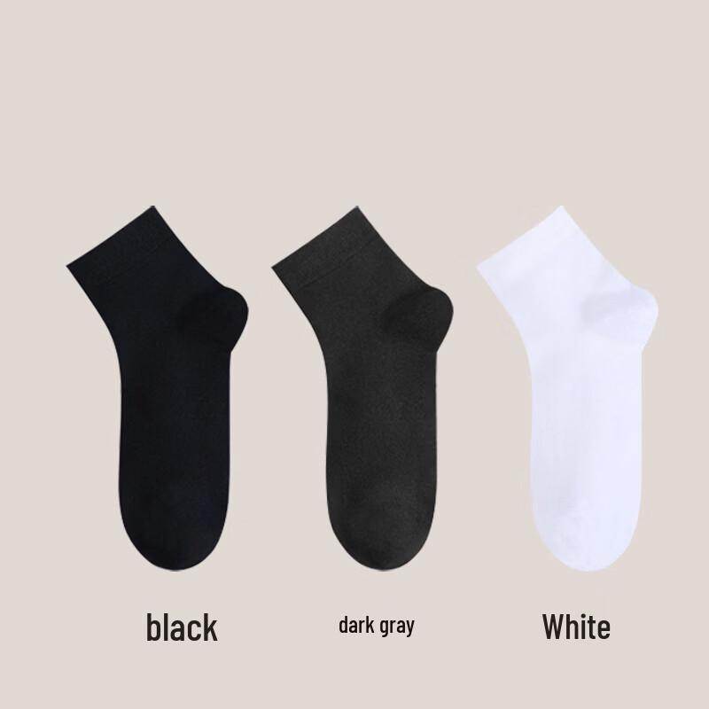 LangSha Thin Breathable Anti-Odor Mid-Calf Cotton Socks
