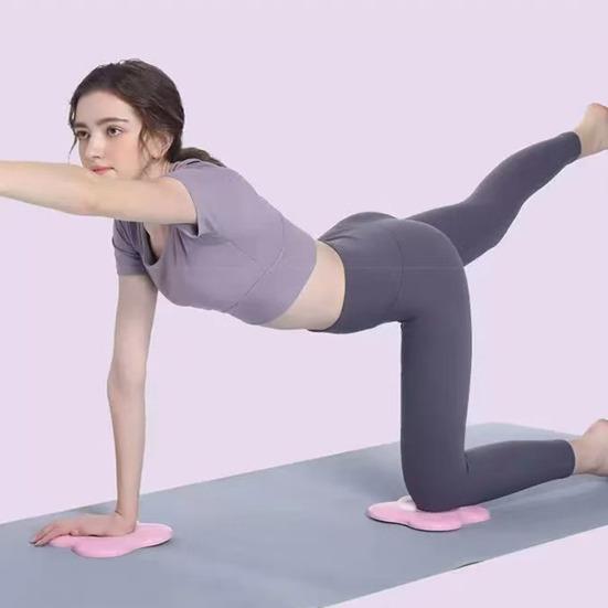 Наколенники для йоги, сверхтолстые противоскользящие спортивные подушки из ЭВА для снятия боли, для мужчин и женщин, для пилатеса, защита локтевого сустава, коврик для стояния на коленях, фитнес-оборудование