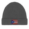Bonnet Drapeau Porto Rico En Gris