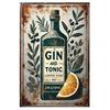 Coffee Fruit Juice Cocktails Tin Sign Art Crafts Tinplate Billboard Decor for Bar Kitchen Home Wall Plate Decor Shabby Plaques
