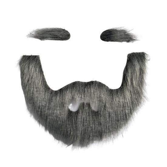 Набор из поддельных усов и бровей, самоклеящаяся поддельная борода, аксессуар для костюма, реквизит для косплея для театральной сцены-маскарада