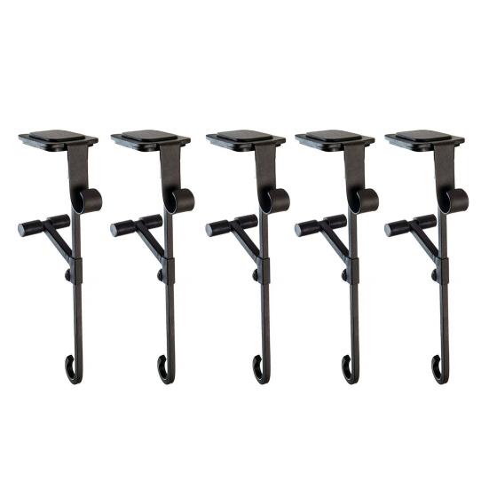 2-in-1 Fireplace Stocking And Garland Hanger Adjustable Heavy Duty Wreath Hanger No Drilling Mantel Stocking Holder for Christmas Decoration