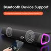 Niye Bluetooth 5.0 Speaker RGB Luminous Strip Portable Dual Mode USB Wireless 3D Surround Stereo Sound for PC Laptop