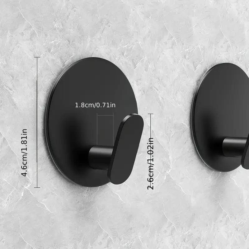 1 шт., прочный клейкий настенный крючок из нержавеющей стали, наклейка, подвесная вешалка для одежды, вешалка для одежды, крючок для душа, крючок для халата, кухня, ванная комната, крючки для полотенец