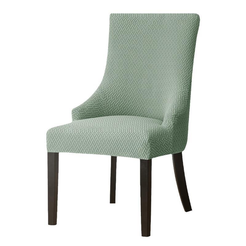 Эластичный жаккардовый Т-образный чехол для европейского мягкого кресла, чехол для кресла для отдыха, для дома, отеля, обеденного кресла, чехол для небольшого кресла