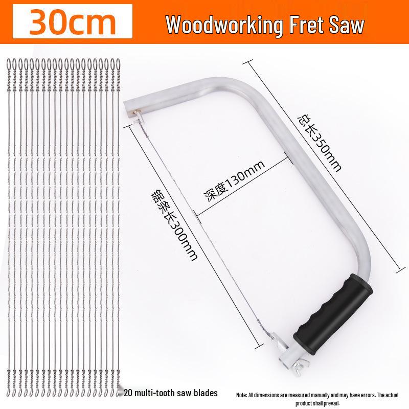Компактная ручная пила по дереву – Многофункциональный инструмент для резки проволоки, лобзиковый и фигурный для домашнего использования