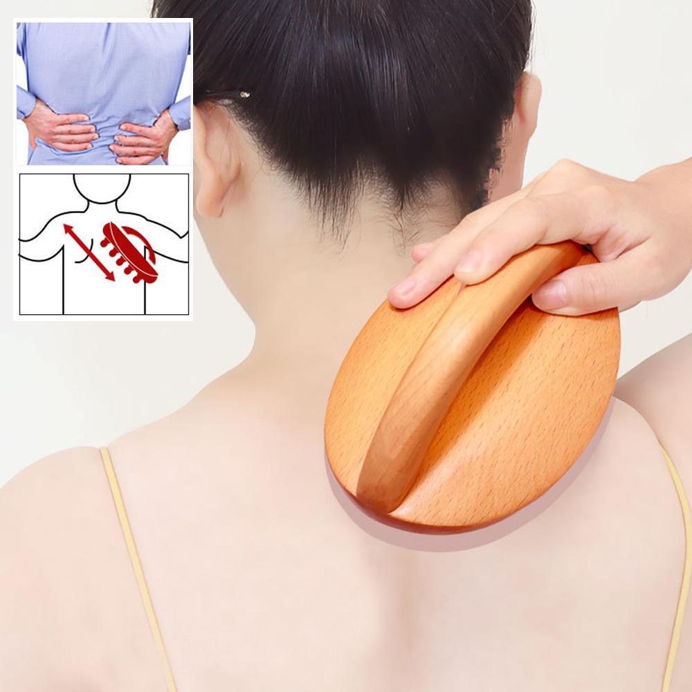 Массажный инструмент Wood Therapy, деревянная массажная щетка для тела для удаления целлюлита, облегчения состояния кожи, коррекции фигуры, лимфодренажный массажер