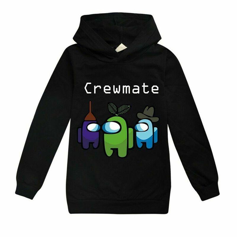 Among Impostor Us Game Kids Hoodie Boys Girls Hooded Sweatshirt Tops Jumper