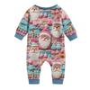 Matching Family Christmas Print Flannel Homewear Set Long-Sleeve Top And Pants