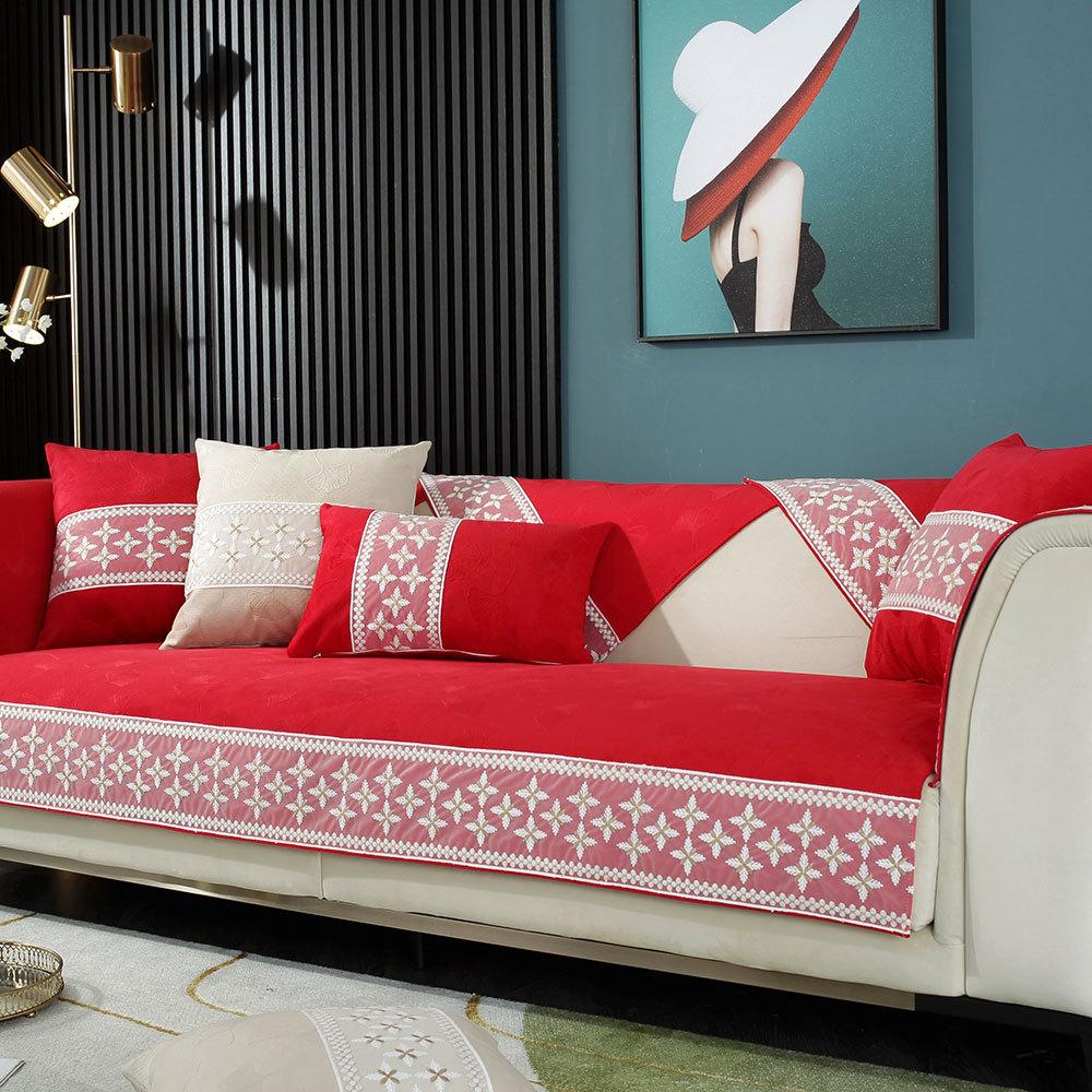 Современная простая диванная подушка Four Seasons, универсальная скандинавская нескользящая подушка для дивана, чехол для дивана, чехол