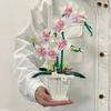 Adult Version Of The Decorative Ornament/Pink Orchid, Perfect For Mother'S Day Gifts, Suitable For Home Decor, Office Decoration