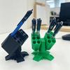 Yousheng 3D-печатный держатель для ручек в виде пусковой установки ракет, стакан для карандашей в виде ракетной установки для стола, многосекционная коробка-органайзер для канцелярских принадлежностей для дома