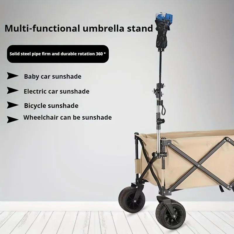 Umbrella Clamp Bracket Portable Bracket Umbrella Holder Adjustable Practical Convenient for Cycling Bike Accessories for Parasol