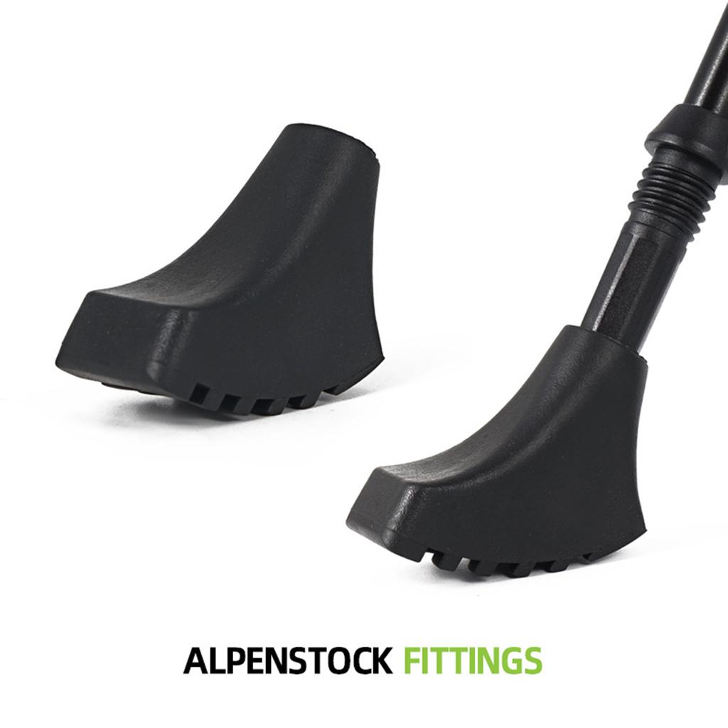 Практичная нескользящая конструкция, долговечный чехол для головы трости, амортизирующий чехол для головы треккинговой палки, аксессуары для кемпинга