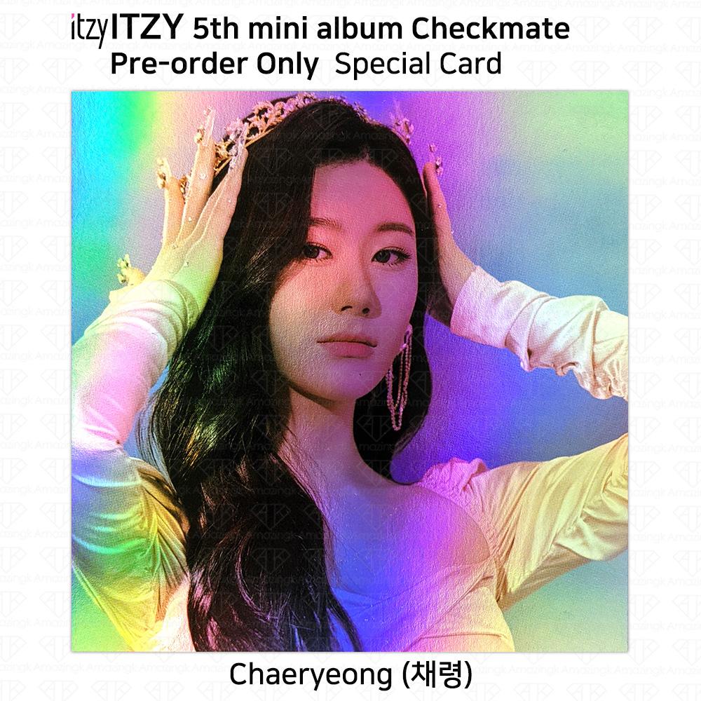 ITZY 5-й мини-альбом «Шах и мат», официальная фотокарта, прозрачная карта, специальная карта KPOP