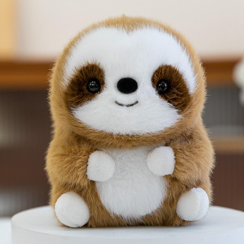 15Cm Cartoon Animals Plush Toy Stuffed Capybara Penguin Sloth Frog Doll Companion Appeasing Gift