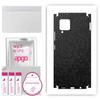 apgo Protective Skin Sticker for the Back+sides Compatible with Samsung Galaxy A42 5G, Full Wrap Film, Foil, Vinyl - Pattern Black Honeycomb