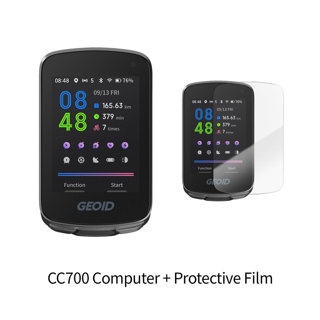 GPS-велокомпьютер GEOID CC700 с 2,8-дюймовым цветным экраном, велоспидометр с навигацией по маршруту, WIFI, водонепроницаемый велоодометр