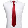 Clip on Zipper Tie Unisex Suit Zipper Neckties New Uniform Neck Tie  For Men Women