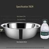 HANDUNYOU 304 Stainless Steel Large Wide-Rim Basin