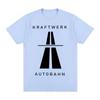 Винтажная футболка Kraftwerk Autobahn Music Electronic Synth Neu! Хлопковая футболка унисекс Krautrock, новая футболка, женские топы
