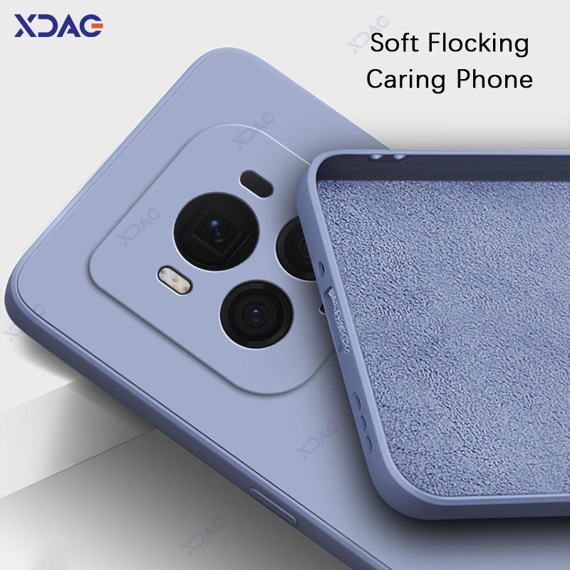 Роскошные двухслойные чехлы для Honor Magic6 Magic 6 Pro Ultimate 6Pro 6Ultimate 5G Square Liquid Silicone Phone Armor Coque