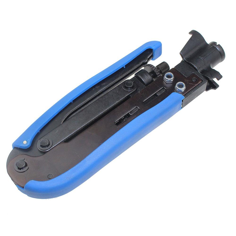 Совершенно новый инструмент для обжима коаксиального кабеля RG6 RG11 RG59, компрессионный инструмент для F-коннектора Новый