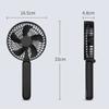 Portable Handheld High Speed Cooling Fan 10000mAh 3 Speed Adjustable Cooling Fan Rechargeable Folding Fan for Camping