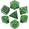 7шт/комплект игральных костей для настольной игры, набор многогранных акриловых непрозрачных костей D4-D20 для DND RPG Magic Gathering Party, настольные игровые принадлежности
