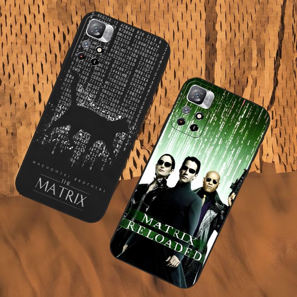 The Matrix Phone Case for Xiaomi 15 14 13 12 Mi 11 ultra Pro Lite Black Soft Silicone Cover