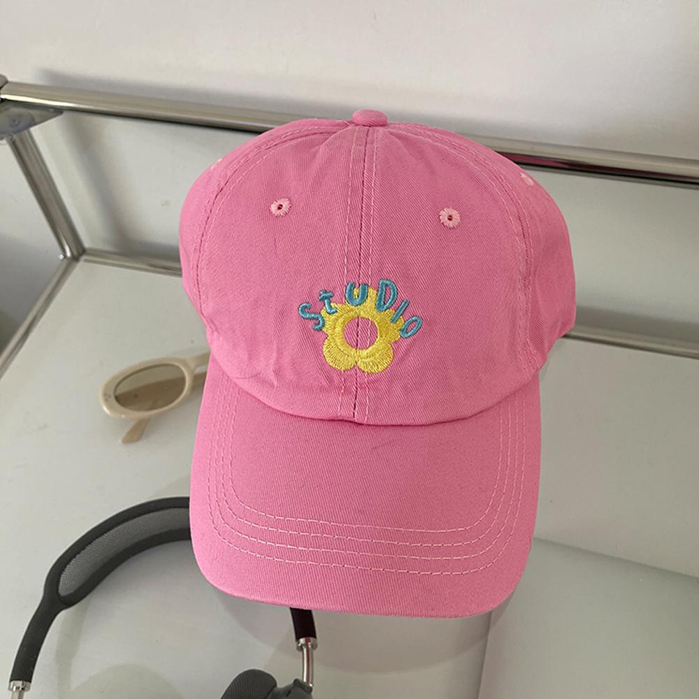 Бейсболки с вышивкой для женщин, кепка Snapback, мягкий верх, кепка с козырьком, модные солнцезащитные цветы, контрастные цвета, симпатичный головной убор