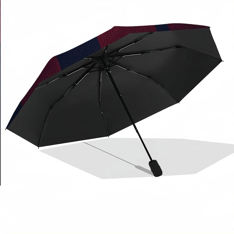 8 Rib Auto Folding Umbrella Bologna FC Print Custom Name Text Portable Rain Gear