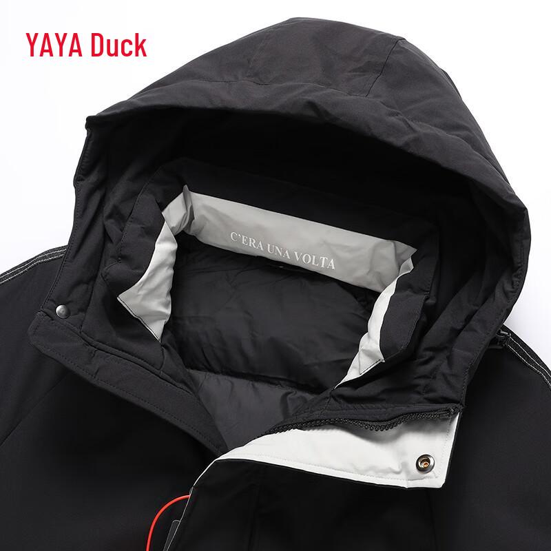 Yaya Мужская джинсовая стеганая куртка средней длины с пэчворком