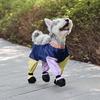 Waterproof Dog Boots with Suspender 4-Legged Dog Rain Shoes Anti-Slip Pet Paw Protector for Small