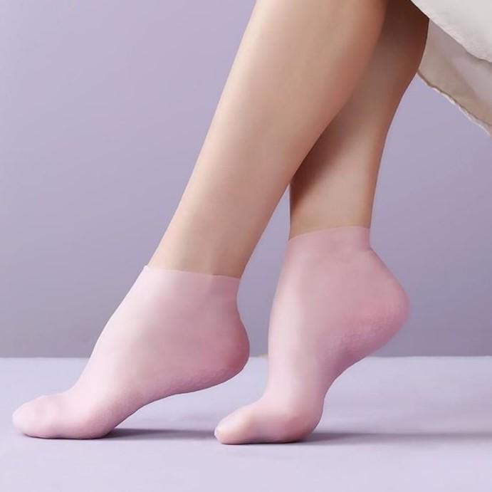 Улучшенные силиконовые отшелушивающие носки-маски для ног для сухой кожи и мозолей