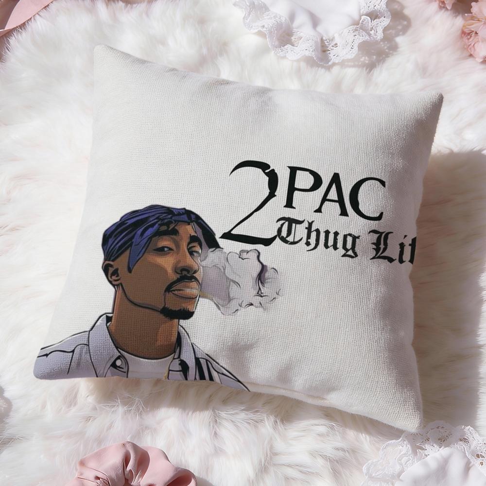 2P-PAC Tupac S-Shakur Наволочка-подушка Премиум Комфорт Двусторонняя Подушка - Дизайн "Два в одном" для Любой Комнаты и Салона Автомобиля