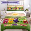 Teletubbies Customize your name Bedding Set Breathable Duvet Cover with Pillowcases Home Decoration Birthday Gift