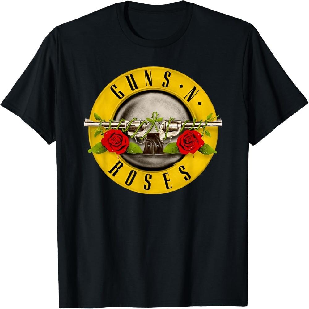 Официальная футболка Guns N' Roses с логотипом-пулей