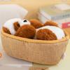 Hedgehog Panda Sleeping Basket Baby Toys Imitation Animal Animals Basket Plush Toys  Pet Doll