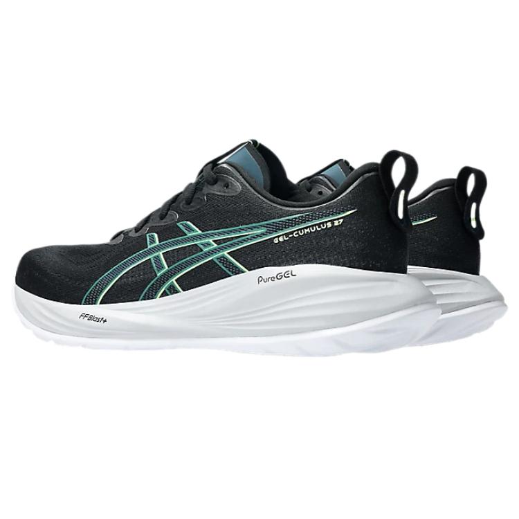Asics Мужские беговые кроссовки GEL-CUMULUS 27 Черный Lucid Yellow 1011B960-004